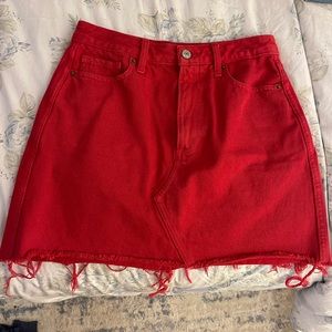 Abercrombie & Fitch Zoe Denim Skirt